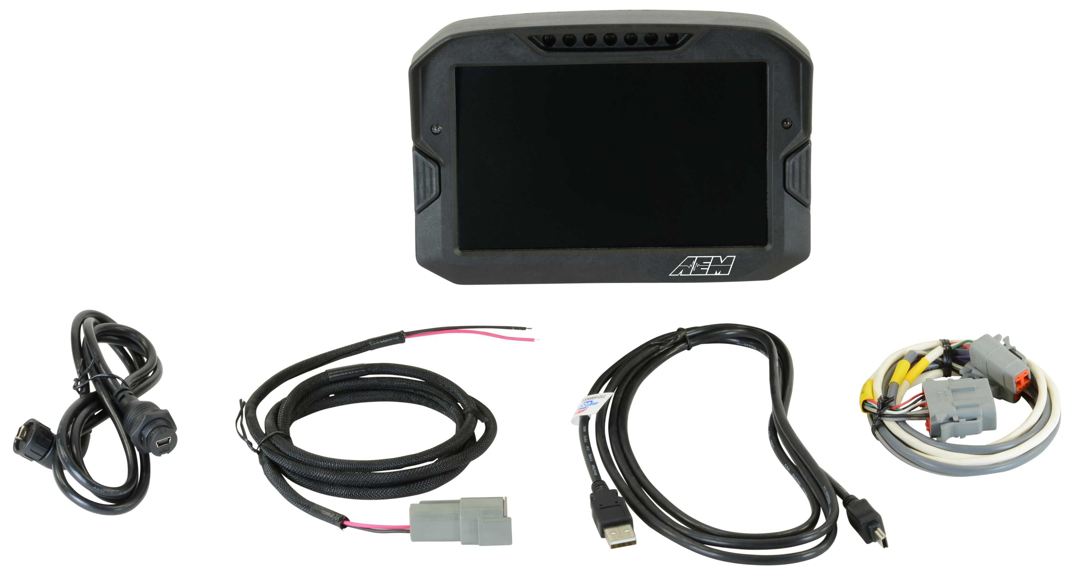 AEM EV, AEM EV 30-5701  -  AEM CD-7 Carbon Digital Racing and Logging Dash Display - Logging / Non-GPS