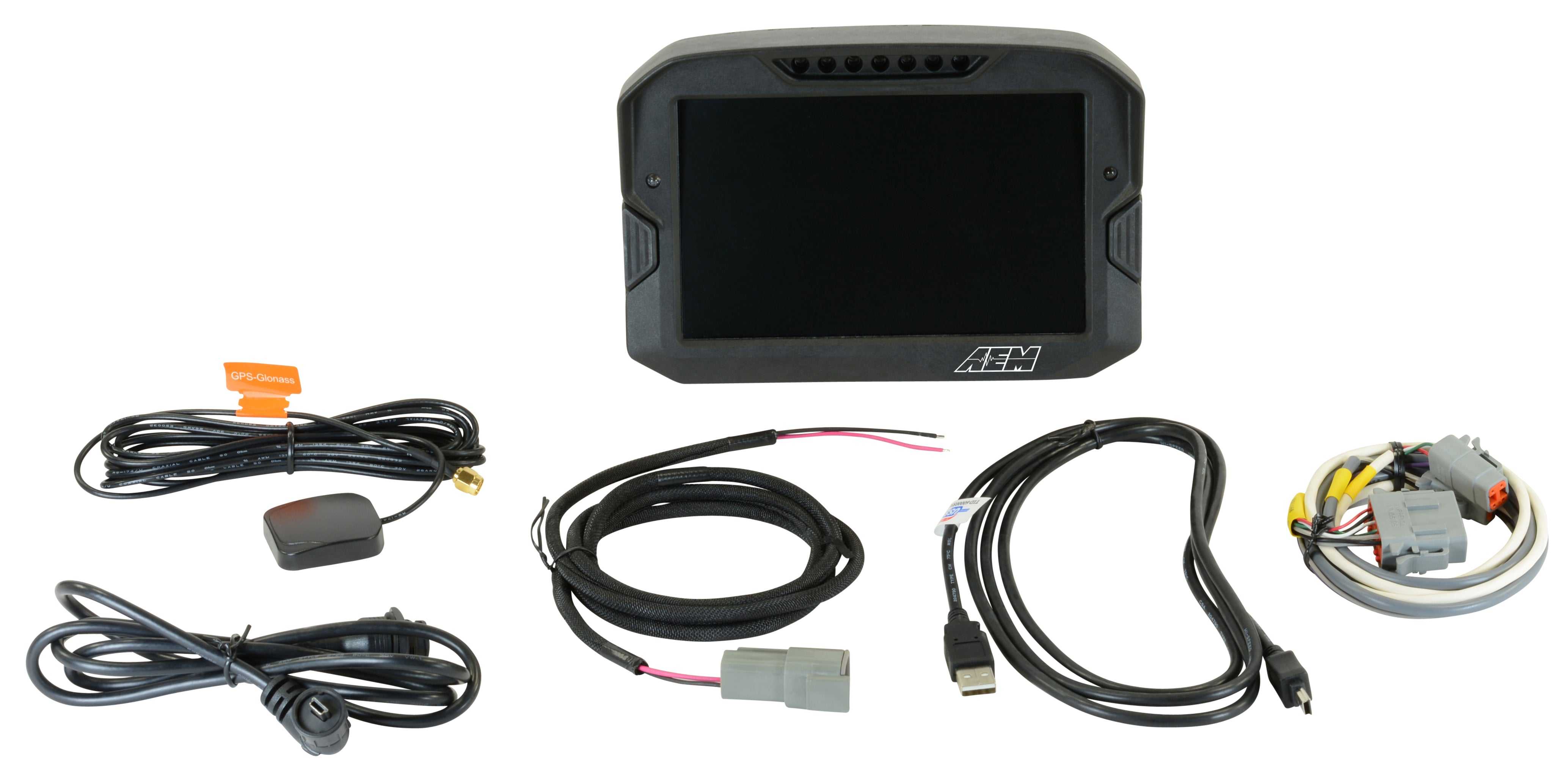 AEM EV, AEM EV 30-5703  -  AEM CD-7 Carbon Digital Racing and Logging Dash Display - Logging / GPS Enabled
