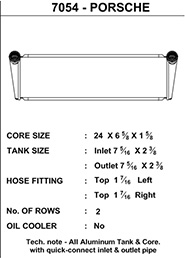 7054 CSF Radiator