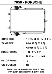 7056 CSF Radiator