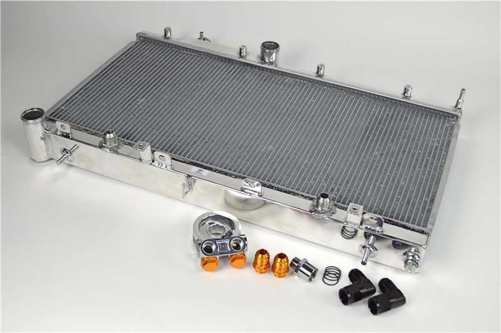 CSF, CSF 08-16 Subaru Impreza WRX/STI Aluminum Radiator with Oil Cooler