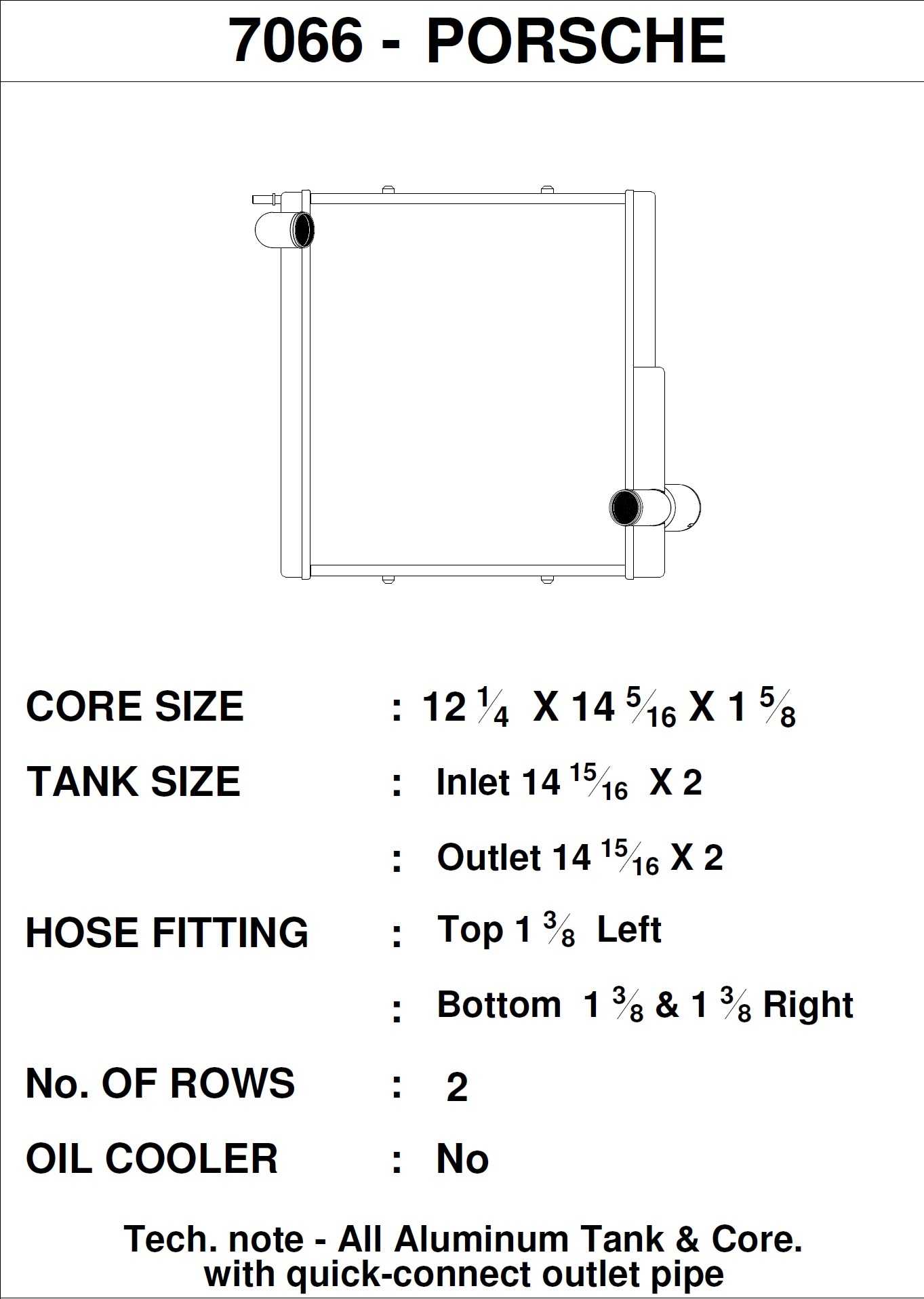 7066 CSF Radiator