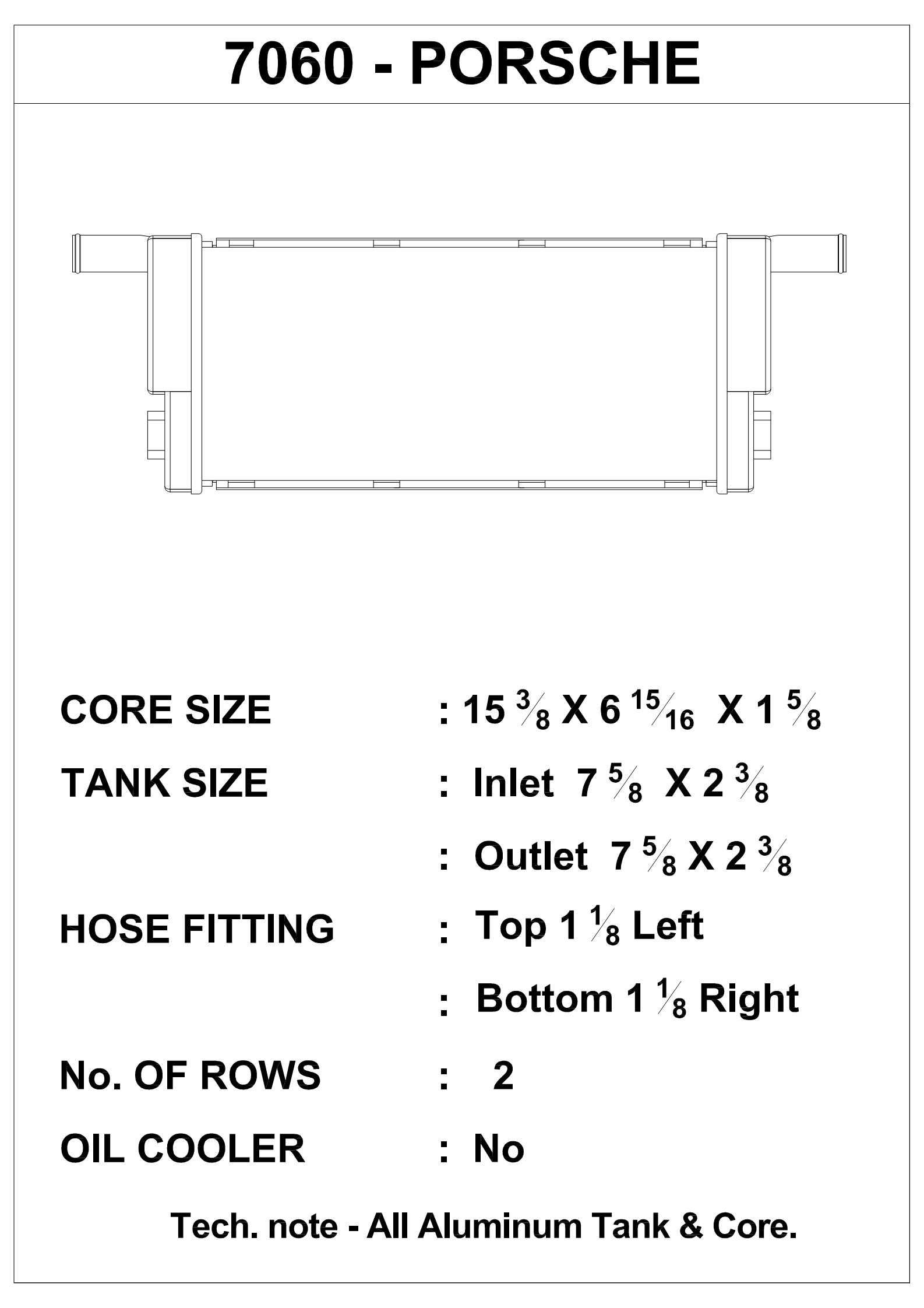 7060 CSF Radiator