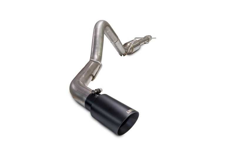 Carven Exhaust, Carven Exhaust CS1008 - Carven 10-18 GMC Sierra 1500 5.3L (DC Std/CCSB 5.7ft) Competitor Series Cat-Back w/4in. Tip Black