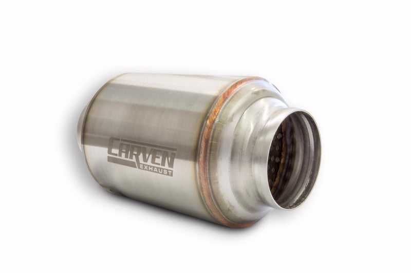 Carven Exhaust, Carven Exhaust CVESR30 - Carven Universal Carven-R Performance Muffler 304SS 3in. Inlet / 10.5in. OL / 5in. OD