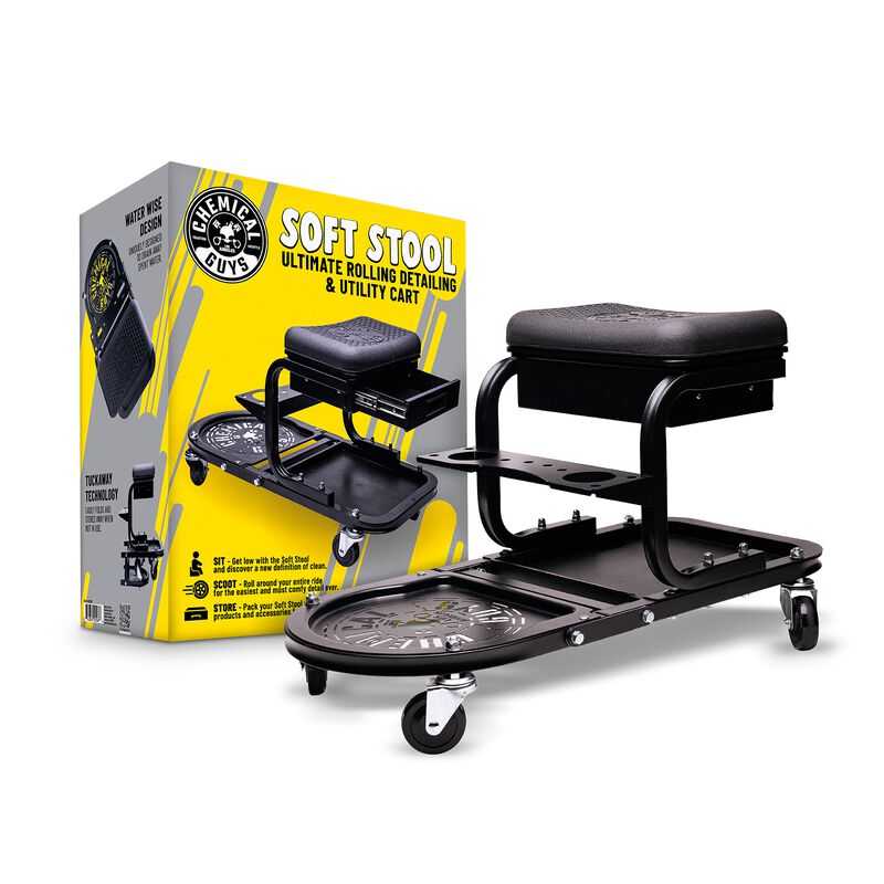 Chemical Guys, Chemical Guys ACC618 - Soft Stool Ultimate Utility Detailing Cart