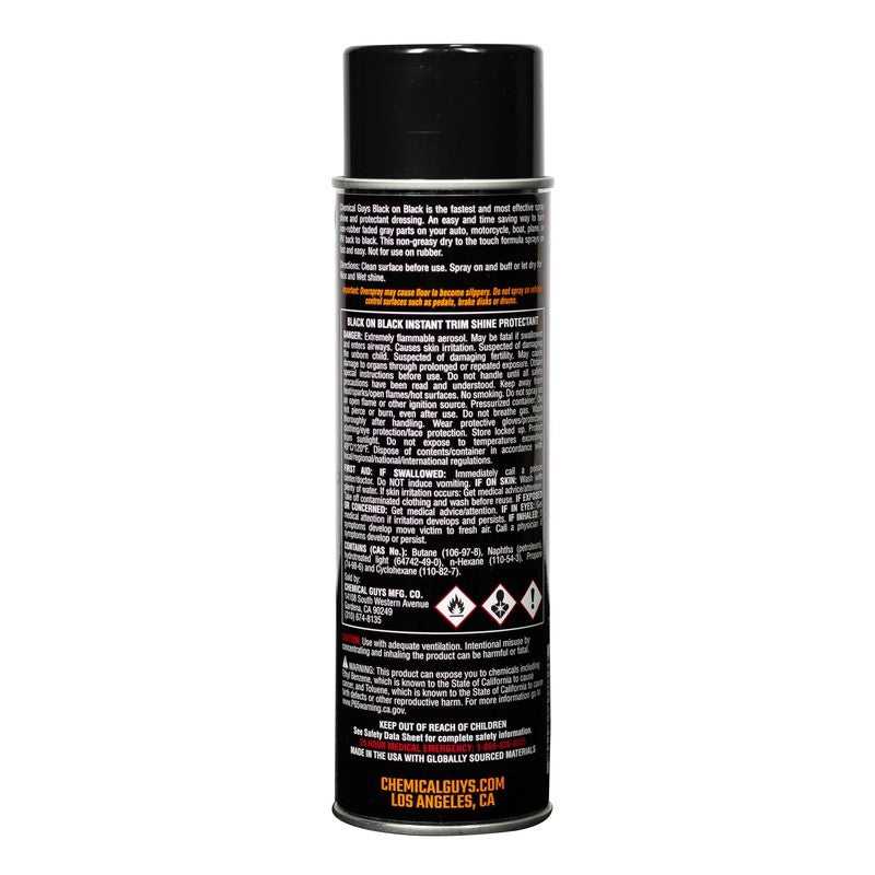 Chemical Guys, Chemical Guys AIR_SPRAY_1 - Black on Black Instant Trim Shine Spray Dressing11oz