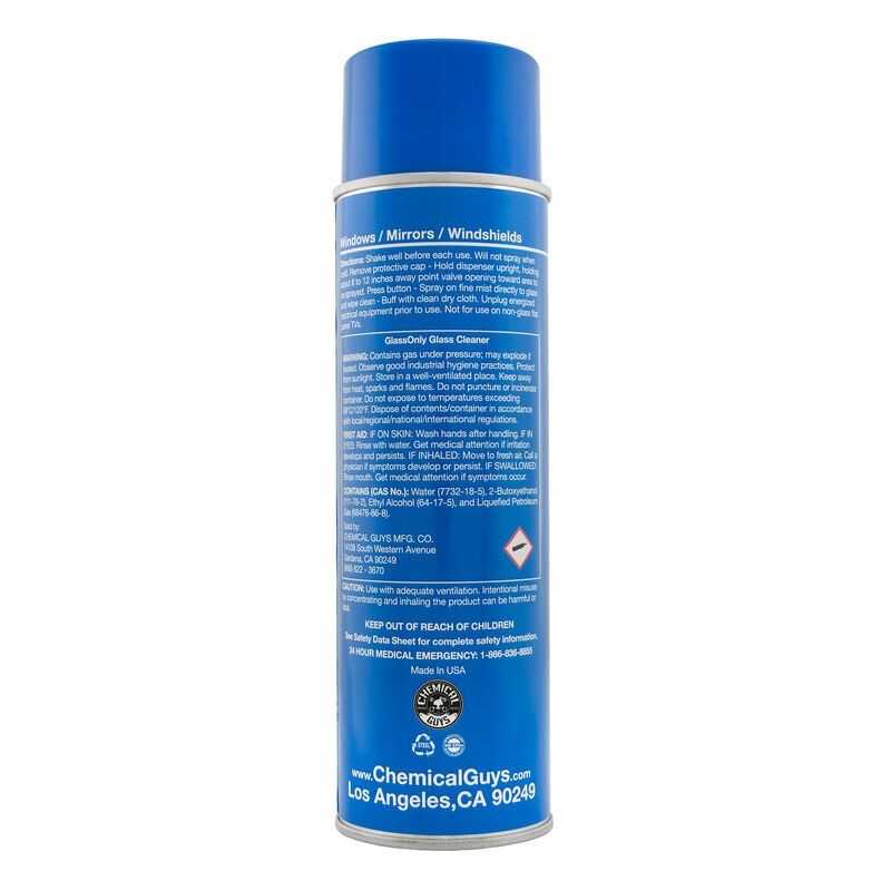 Chemical Guys, Chemical Guys CLDSPRAY100 - Glass Only Foaming Aerosol Glass Cleaner1 Can