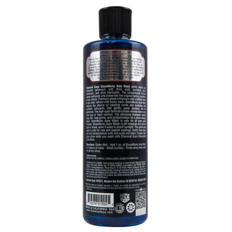 Chemical Guys, Chemical Guys CWS_133_16 - Glossworkz Gloss Booster & Paintwork Cleanser Shampoo16oz