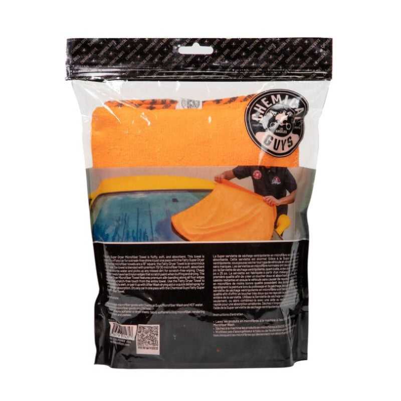 Chemical Guys, Chemical Guys MIC881 - Fatty Super Dryer Microfiber Drying Towel25in x 34inOrange