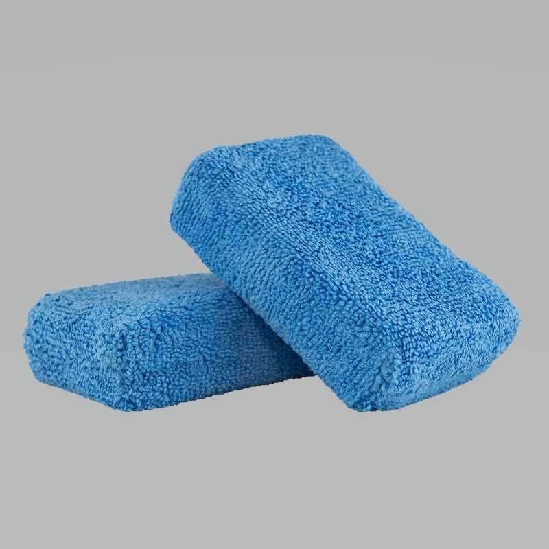 Chemical Guys, Chemical Guys MIC_292_02 - Premium Grade Microfiber Applicators2in x 4in x 6inBlue2 Pack