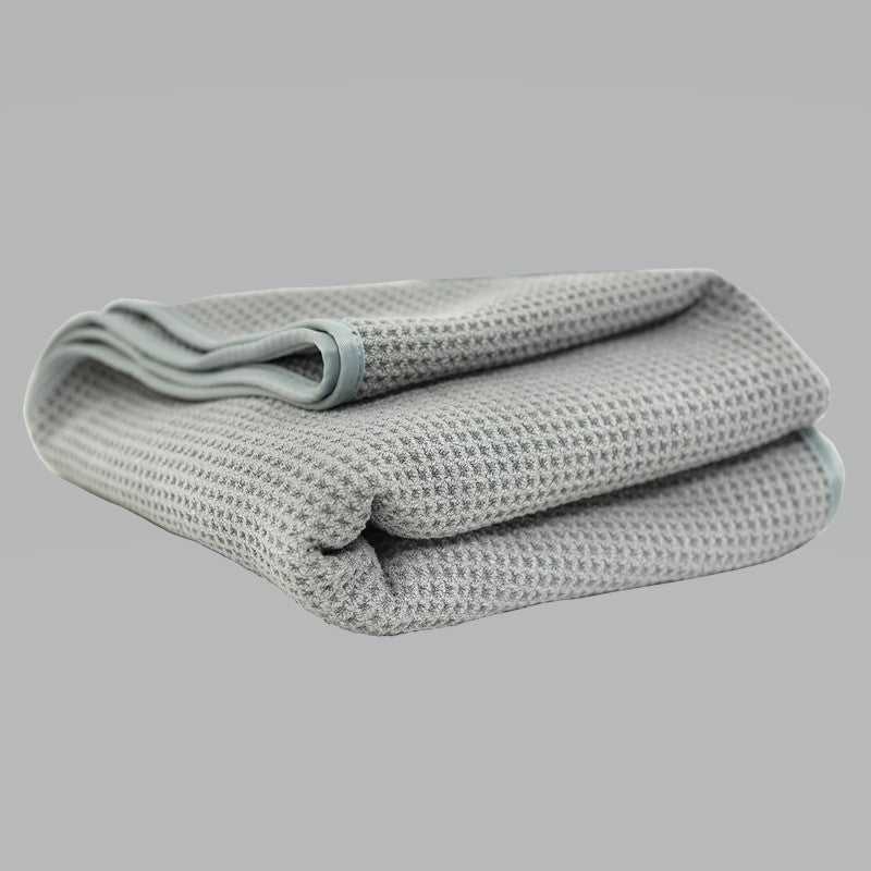 Chemical Guys, Chemical Guys MIC_781_01 - Waffle Weave Gray Matter Microfiber Drying Towel36in x 25in