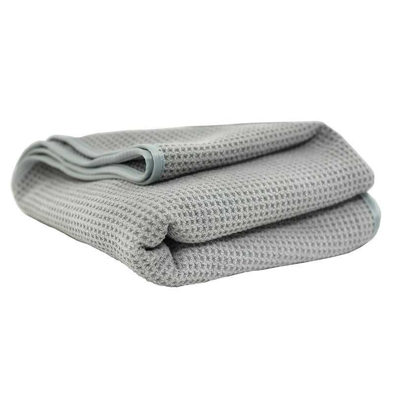 Chemical Guys, Chemical Guys MIC_781_01 - Waffle Weave Gray Matter Microfiber Drying Towel36in x 25in