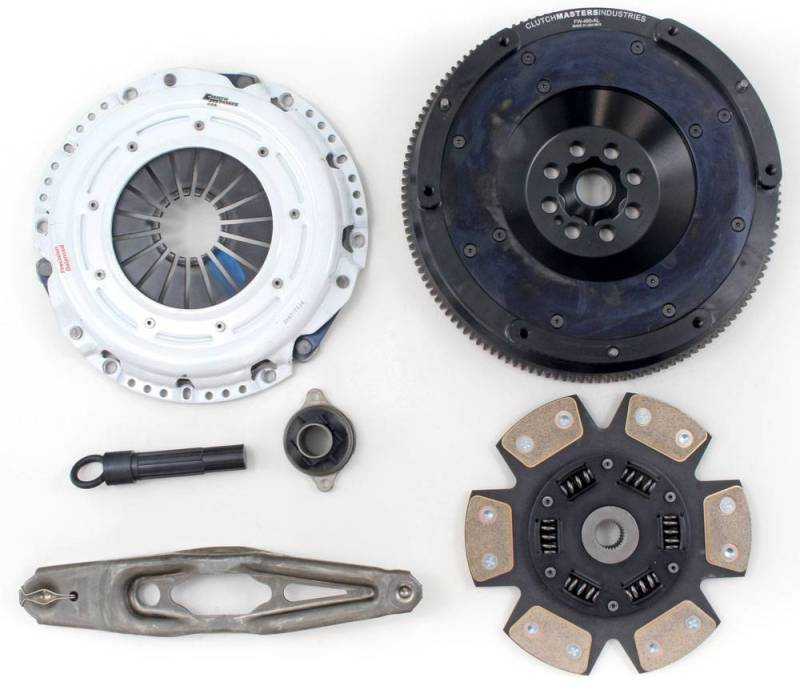 Clutch Masters, Clutch Masters 03465-HDC6-AK FITS 14-19 Mini Cooper 1.5L Turbo FX400 6-Puck Clutch Kit w/ Aluminum Flywheel