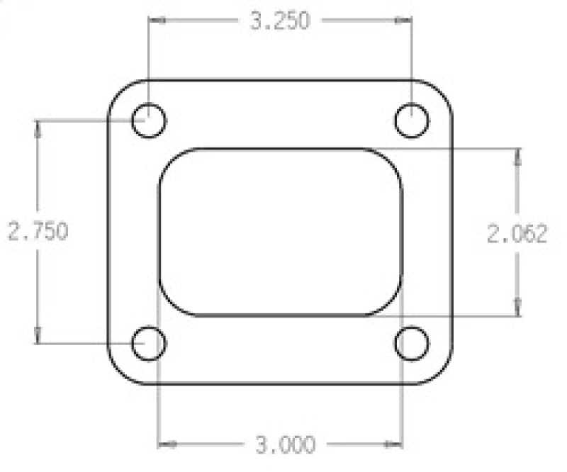 Cometic Gasket, Cometic Turbo FLG T4 Garrett Exh Inlet .010in Exhaust Gasket