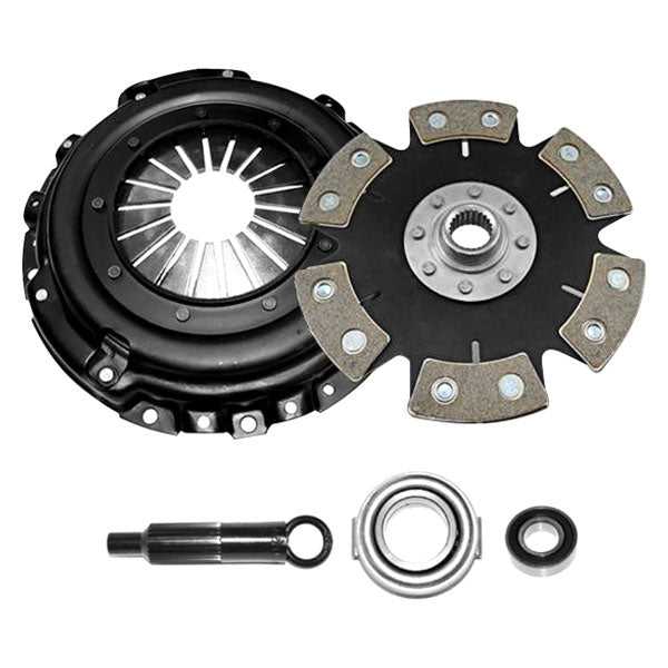 Competition Clutch, Competition Clutch 8022-0620 - Comp Clutch 1993-1995 Honda Civic Del Sol Stage 4 6 Pad Rigid Ceramic Clutch Kit