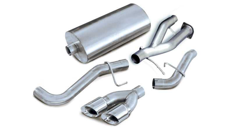 CORSA Performance, Corsa 02-06 Cadillac Escalade 6.0L V8 Polished Sport Cat-Back Exhaust