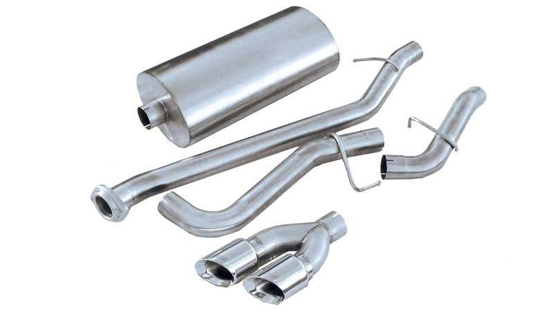 CORSA Performance, Corsa 02-07 Chevrolet Silverado Reg. Cab/Short Bed 1500 4.8L V8 Polished Touring Cat-Back Exhaust