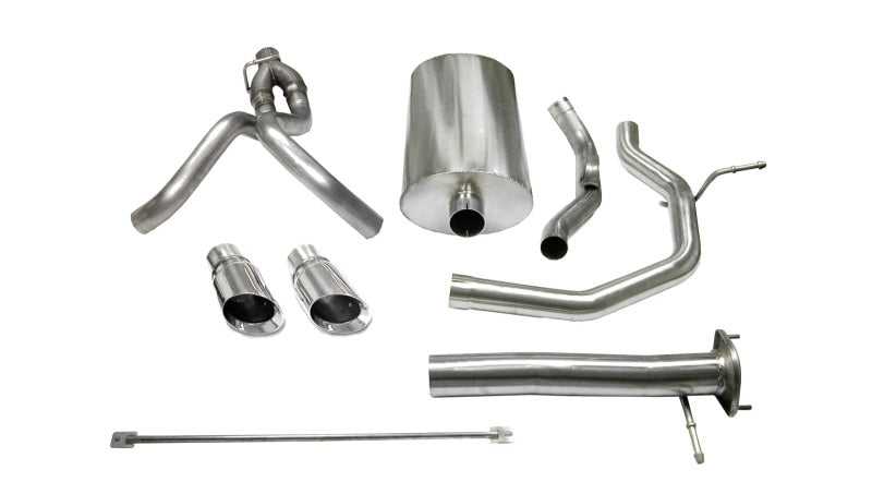 CORSA Performance, Corsa 03-06 Chevrolet SSR 5.3L V8 Polished Sport Cat-Back Exhaust