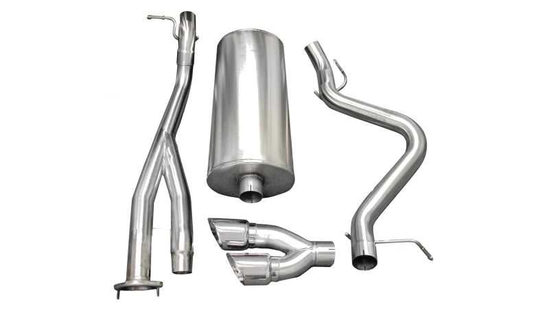 CORSA Performance, Corsa 03-06 Chevrolet Silverado Short Bed SS 6.0L V8 Polished Sport Cat-Back Exhaust