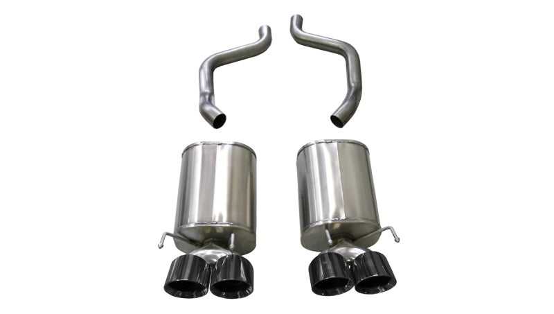 CORSA Performance, Corsa 05-08 Chevrolet Corvette (C6) 6.0L/6.2L Black Xtreme Axle-Back Exhaust w/4.5in Tips