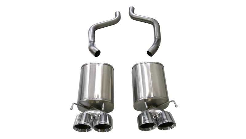 CORSA Performance, Corsa 05-08 Chevrolet Corvette (C6) 6.0L/6.2L Polished Sport Axle-Back Exhaust w/4.5in Tips