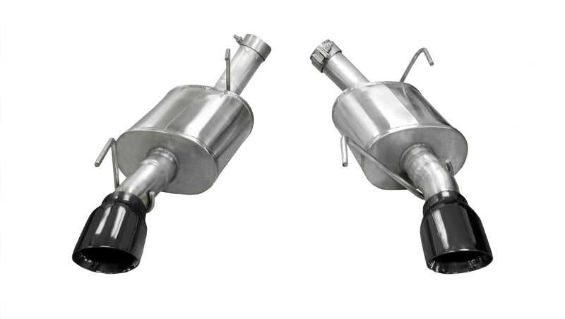 CORSA Performance, Corsa 05-10 Ford Mustang Shelby GT500 5.4L V8 Black Xtreme Axle-Back Exhaust