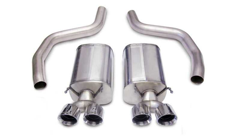 CORSA Performance, Corsa 06-13 Chevrolet Corvette C6 Z06 7.0L V8 Polished Sport Axle-Back Exhaust