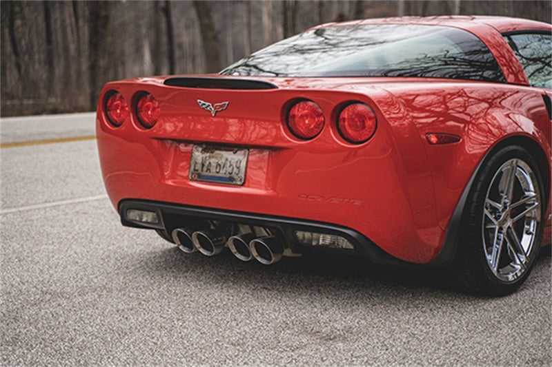 CORSA Performance, Corsa 06-13 Chevy Corvette C6 Z06 7.0L / 09-13 ZR1 6.2L Polished AxleBack Exhaust w/4.5in Twin Tips