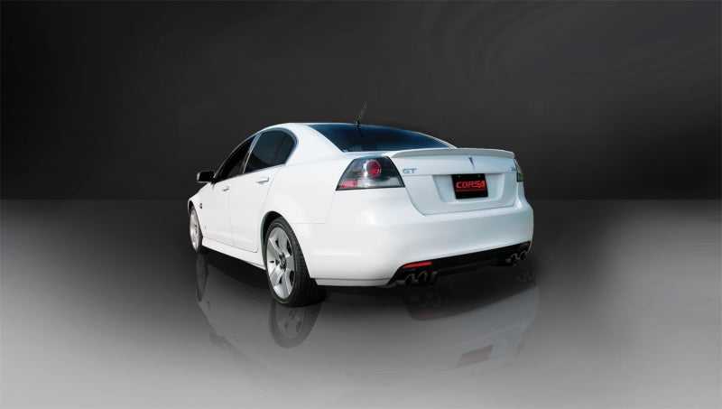 CORSA Performance, Corsa 08-09 Pontiac G8 GXP 6.0L V8 Sport Cat-Back w/ Dual 3in Black Tips