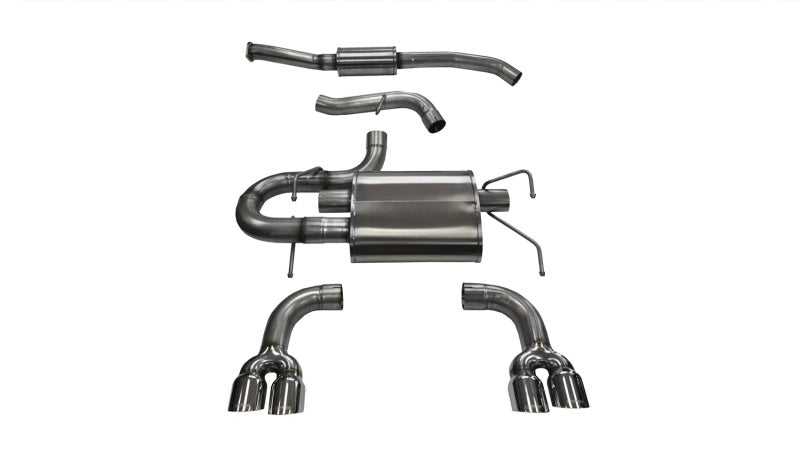 CORSA Performance, Corsa 08-13 Subaru Impreza Hatchback STI 2.5L Turbo Manual Polished Sport Cat-Back Exhaust