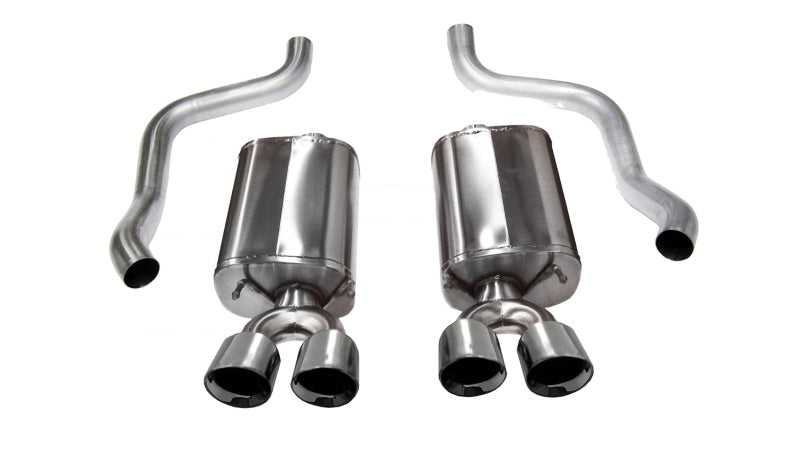 CORSA Performance, Corsa 09-13 Chevrolet Corvette C6 6.2L V8 Polished Sport Axle-Back Exhaust