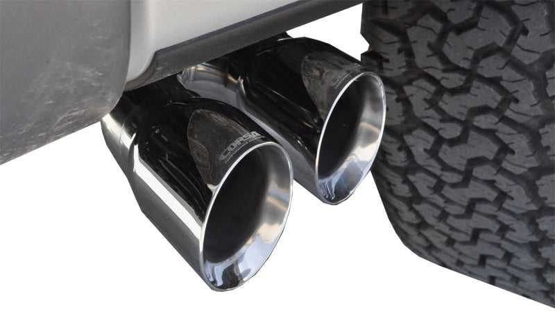 CORSA Performance, Corsa 11-13 Ford F-150 Raptor 6.2L V8 145in Wheelbase Polished Xtreme Cat-Back Exhaust