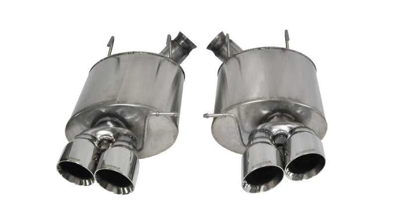 CORSA Performance, Corsa 13-13 Ford Mustang Shelby GT500 5.8L V8 Polished Sport Axle-Back Exhaust