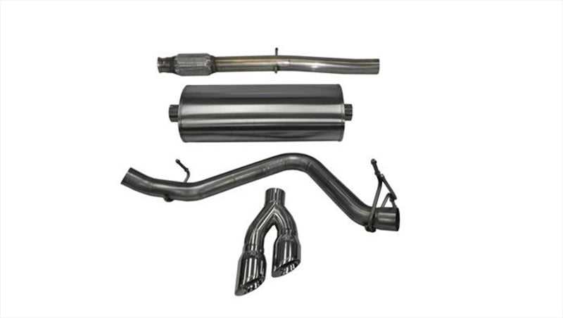 CORSA Performance, Corsa 14-17 Chevy Silverado 1500 5.3L V8 CC / SB 3in Single Side Exit Touring Cat-Back Exhaust