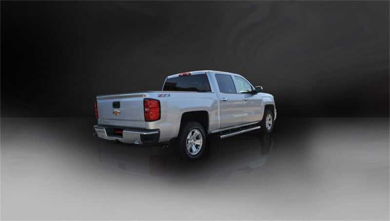 CORSA Performance, Corsa 14 GMC Sierra/Chevy Silv 1500 Crew Cab/Short Bed 5.3L V8 Black Sport Single Side CB Exhaust