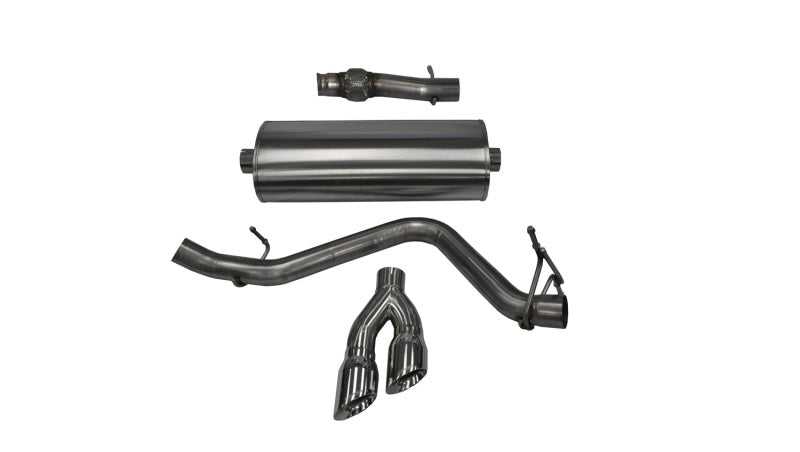 CORSA Performance, Corsa 14 GMC Sierra/Chevy Silv 1500 Reg. Cab/Std. Bed 5.3L V8 Polished Sport Single Side CB Exhaust