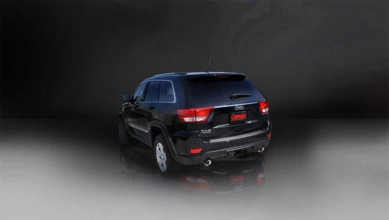 CORSA Performance, Corsa 15-16 Jeep Grand Cherokee Polished 2.5in Dual Rear Exit Cat-Back Exhaust