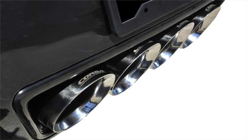 CORSA Performance, Corsa 15+ Chevy Corvette Z06 (Grand Sport M/T Only) 3in Axle Back Xtreme Exhaust Pol Quad 4.5in Tip