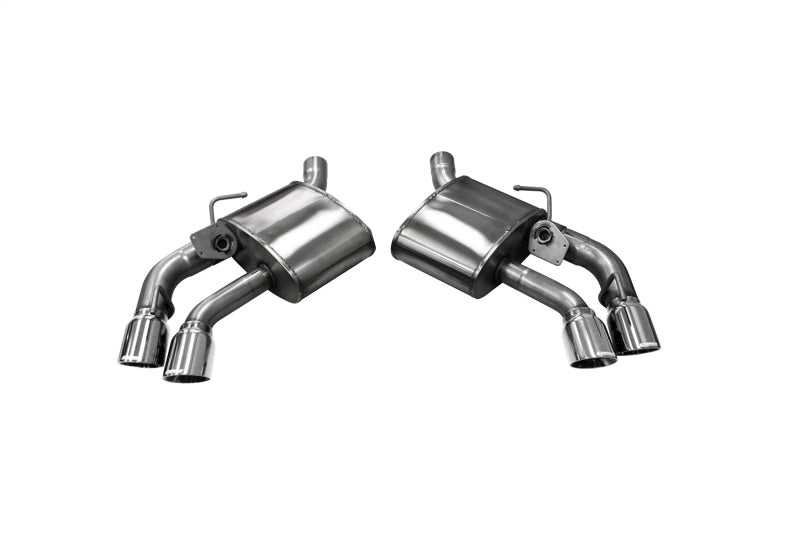 CORSA Performance, Corsa 16-20 Chevrolet Camaro SS/ZL1 6.2L V8 Polished Xtreme Axle-Back Exhaust (w/ Factory NPP Valve)