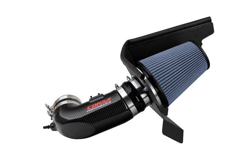 CORSA Performance, Corsa 17-21 Chevrolet Camaro ZL1 Carbon Fiber Air Intake w/ MaxFlow 5 Oil Filtration