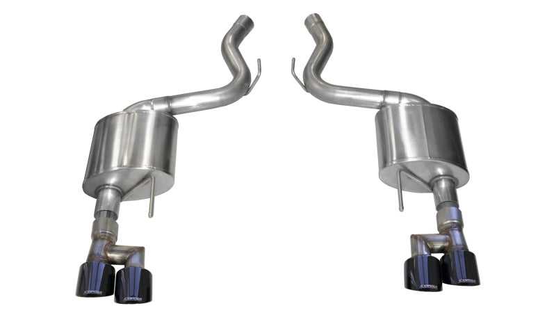 CORSA Performance, Corsa 18-19 Ford Mustang 5.0L V8 3in Sport Axle-Back Dual Rear Exit w/ 4in Black PVD Pro-Series Tips