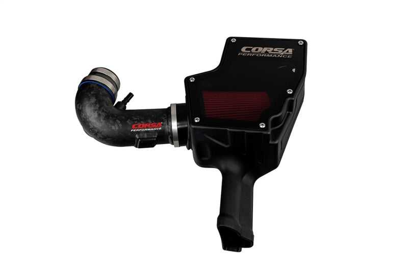 CORSA Performance, Corsa 18-23 Ford Mustang GT 5.0L V8 Forged Carbon Fiber Air Intake w/ DryTech 3D No Oil