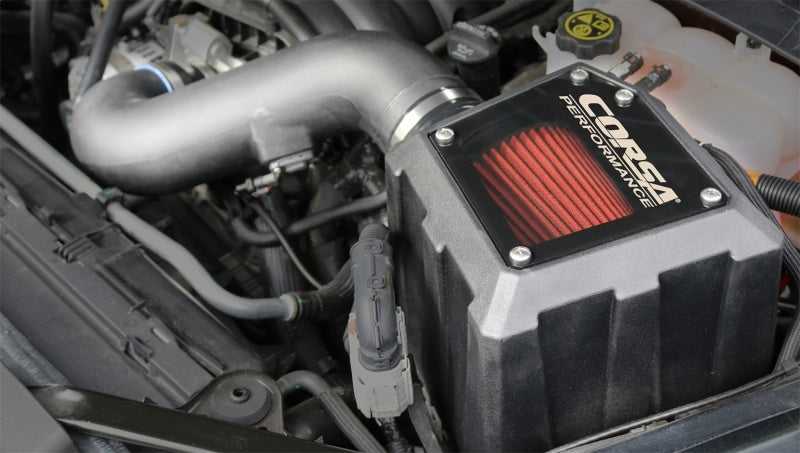 CORSA Performance, Corsa 2019+ Chevrolet Silverado 6.2L V8 1500 Closed Box Air Intake With DryTech 3D Dry Filter