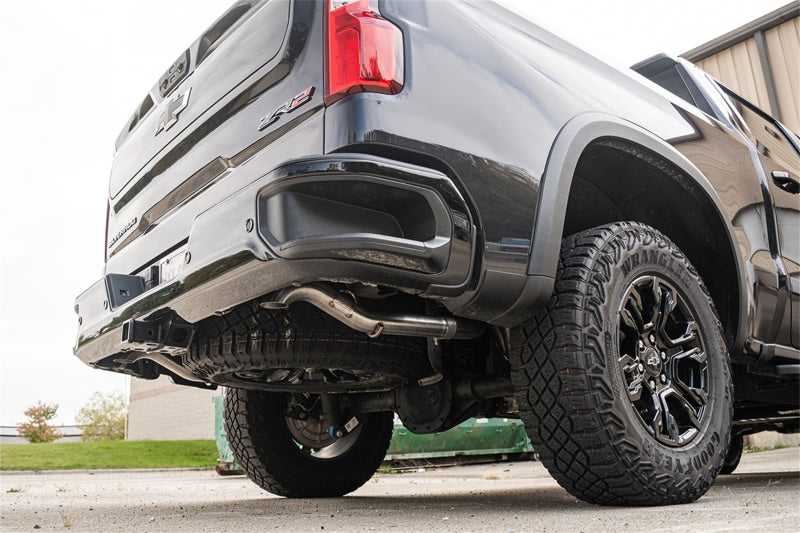 CORSA Performance, Corsa 22-23 Chevrolet Silverado 1500 Cat-Back Dual Rear Exit with Turn Down Tail Pipes