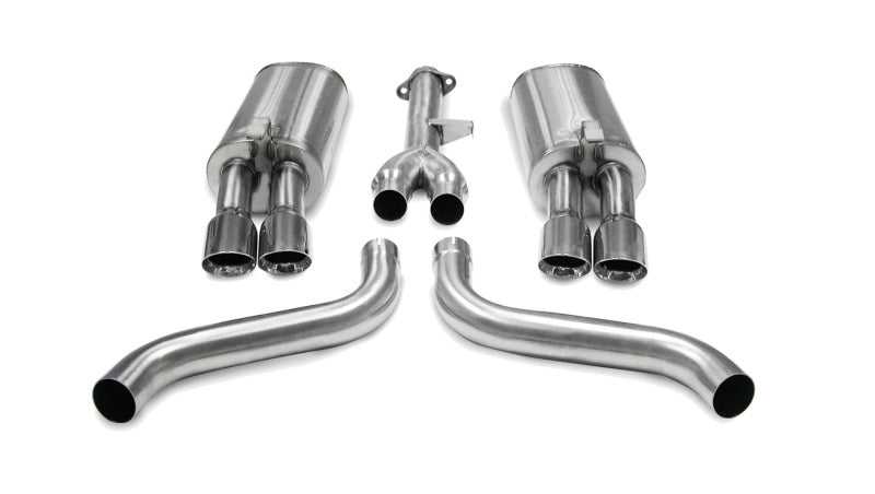 CORSA Performance, Corsa 86-91 Chevrolet Corvette C4 5.7L V8 L98 Polished Sport Cat-Back Exhaust