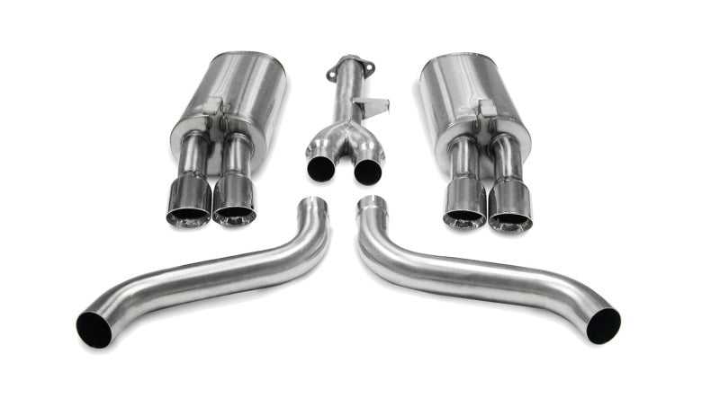 CORSA Performance, Corsa 86-91 Chevrolet Corvette C4 5.7L V8 L98 Polished Sport Cat-Back Exhaust