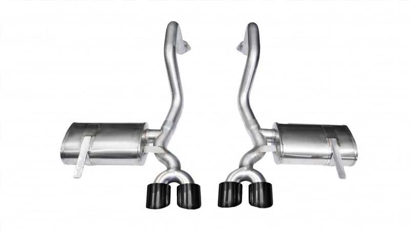 CORSA Performance, Corsa 97-04 Chevrolet Corvette C5 Z06 5.7L V8 Black Xtreme Axle-Back Exhaust