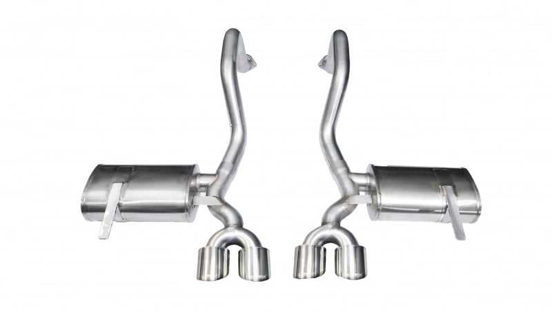 CORSA Performance, Corsa 97-04 Chevrolet Corvette C5 Z06 5.7L V8 Polished Xtreme Axle-Back Exhaust