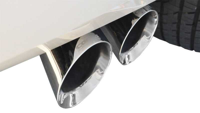 CORSA Performance, Corsa Cat Back Exhaust, Sport, 3in, Single Side Twin Polished 4in Tips, 2015 Chevy Tahoe/GMC Yukon